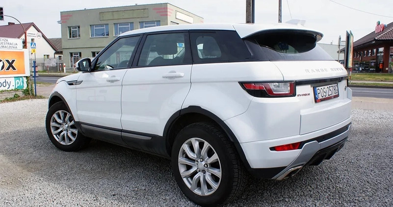 Land Rover Range Rover Evoque cena 85700 przebieg: 78100, rok produkcji 2017 z Grybów małe 352